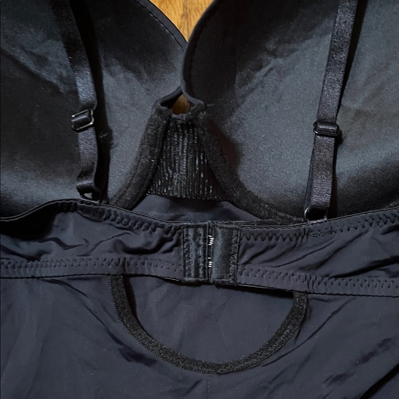 BEBE Push Up Power Mesh Black Lace Shaping Bodysuit Shapewear Size 36D - Picture 11 of 14